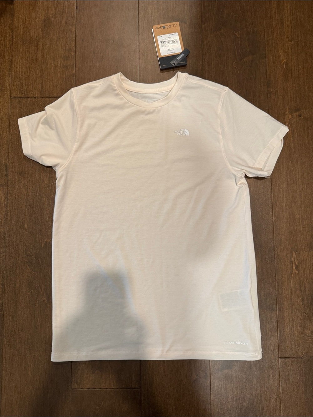 The North Face Women’s Short-Sleeve Adventure Tee in White Dune